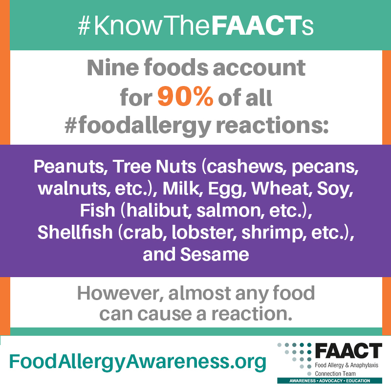 Top 9 Food Allergens